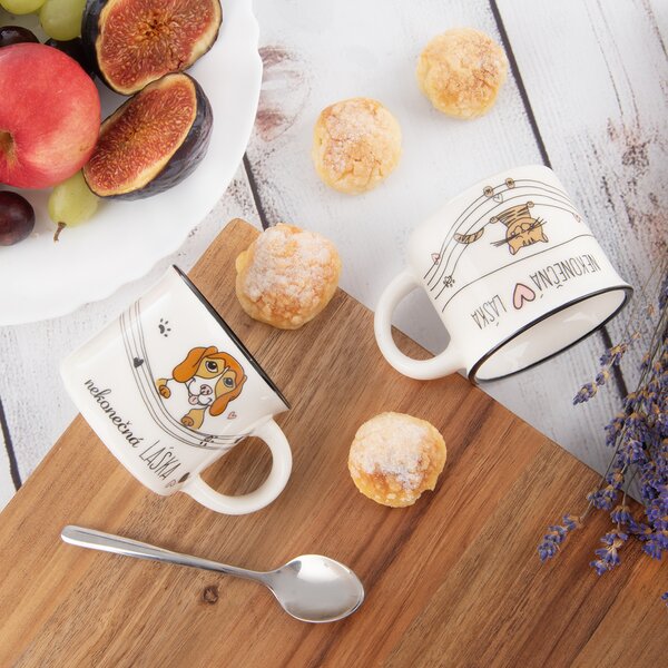 Hrnek NEKONEČNÁ LÁSKA kočka 0,1 l