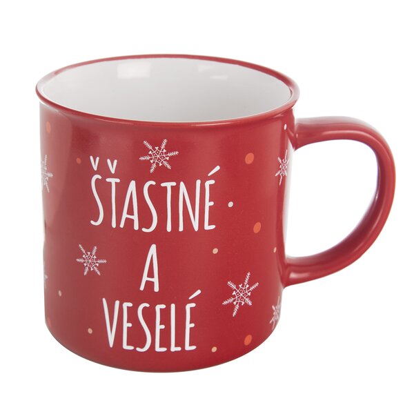 Hrnek VLOČKA Šťastné a veselé 0,51 l