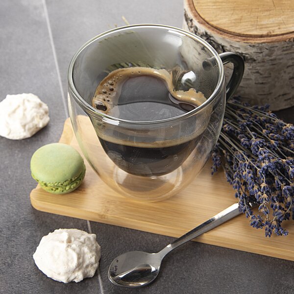 Dvoustěnný hrnek DOUBLE srdce 0,33 l 2 ks