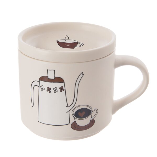 Hrnek s víčkem káva 0,45 l