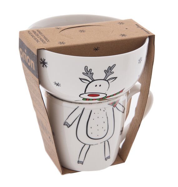 Hrnek s miskou sob 0,35 l