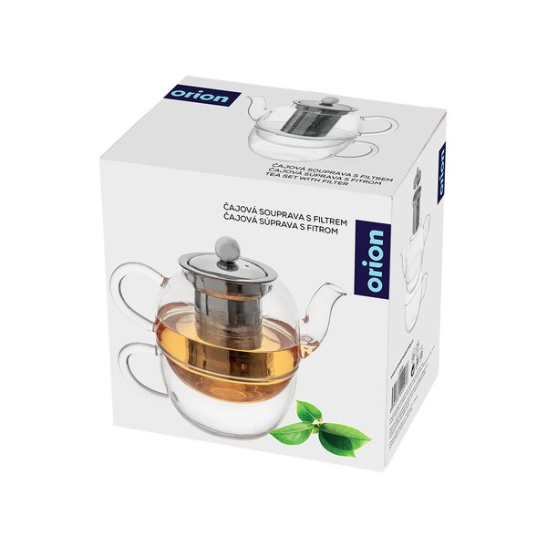 Čajová souprava s filtrem 2 ks