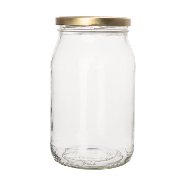 Zavařovací sklenice s víčkem 0,9 l 4 ks