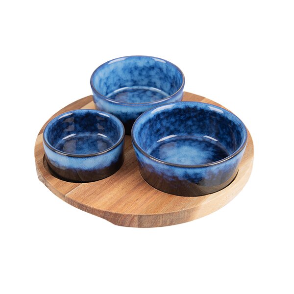 Servírovací misky s tácem