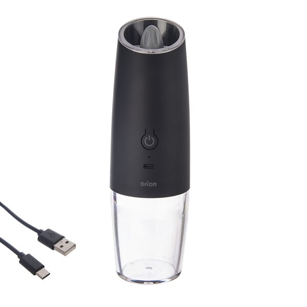 Akumulátorový mlýnek na koření s LED osvětlením  