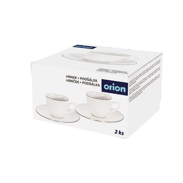 Hrnek s podšálkem Decora espresso 0,1 l 2 ks