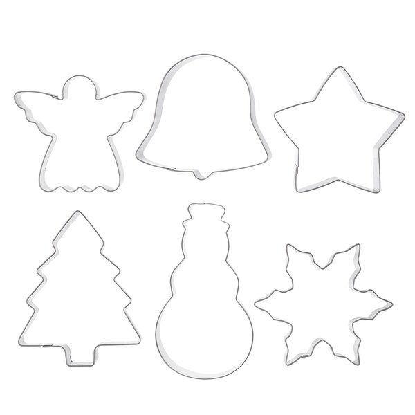 Vykrajovačky SNĚHULÁK sada 6 ks