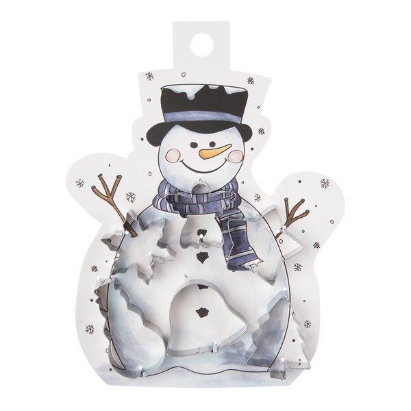 Vykrajovačky SNĚHULÁK sada 6 ks