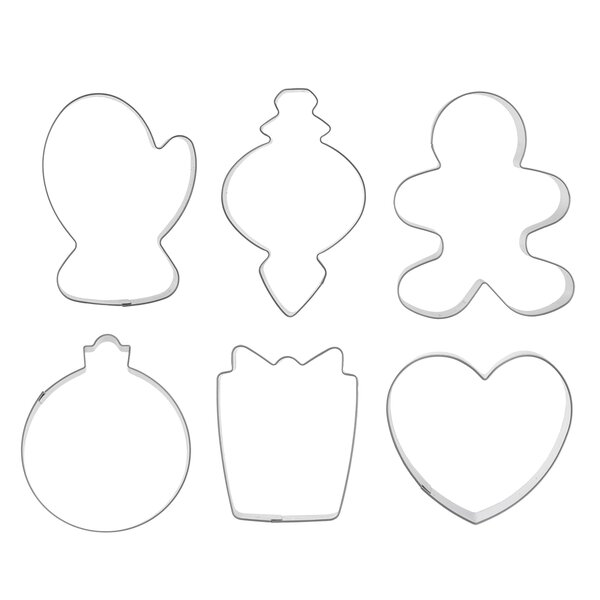 Vykrajovačky Vánoční ozdoba 6 ks