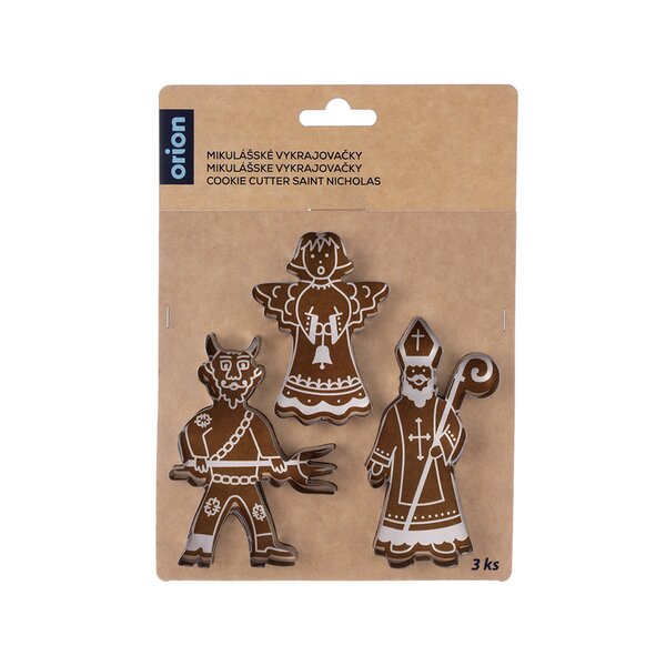 Vykrajovačka Mikulášská sada 3 ks