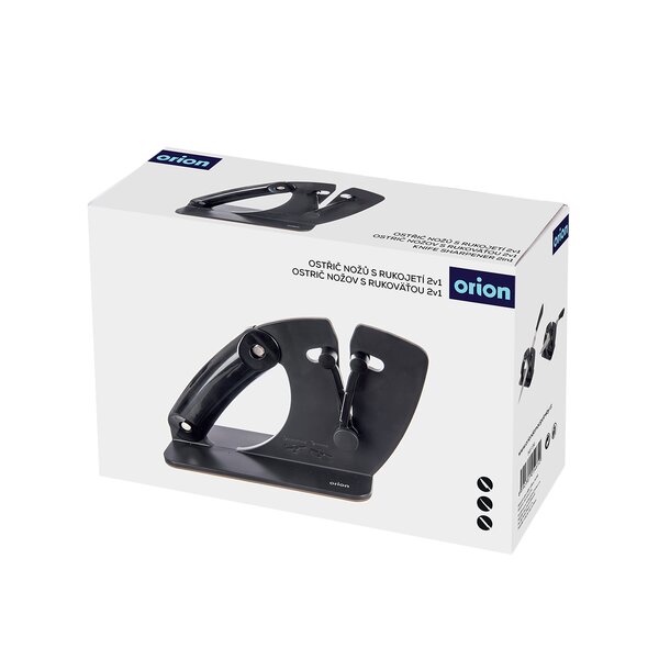 Ostřič nožů V s rukojetí 2v1