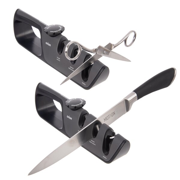 Ostřič nožů s rukojetí 3v1