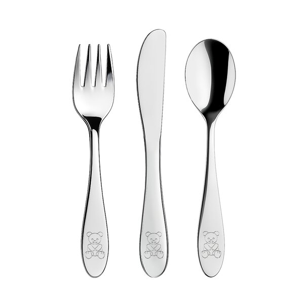 Jídelní dětský příbor medvídek 3 díly