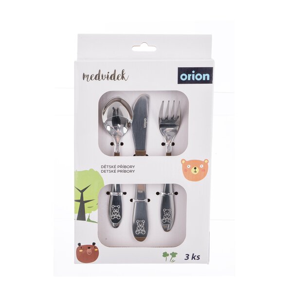 Jídelní dětský příbor medvídek 3 díly