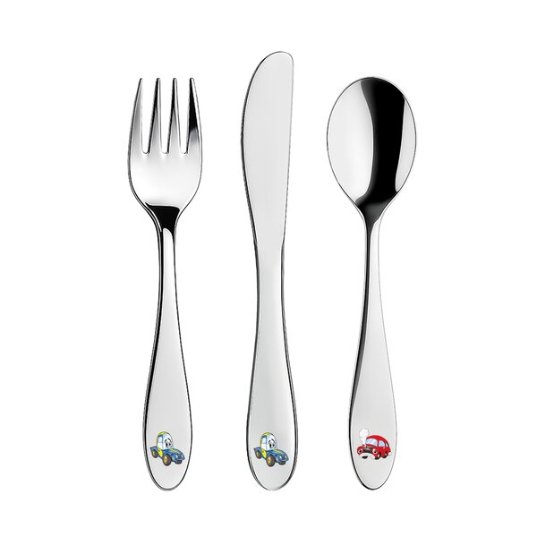 Jídelní dětský příbor AUTO 3 díly