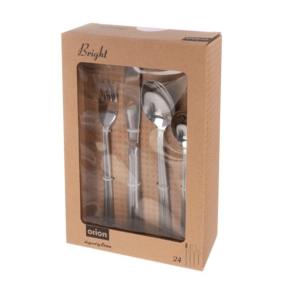 Jídelní příbory Bright 24 dílů