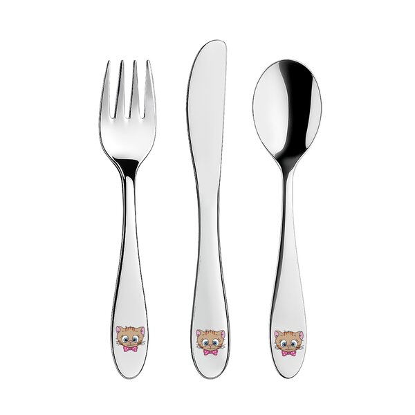 Jídelní dětský příbor KOCOUŘI 3 díly
