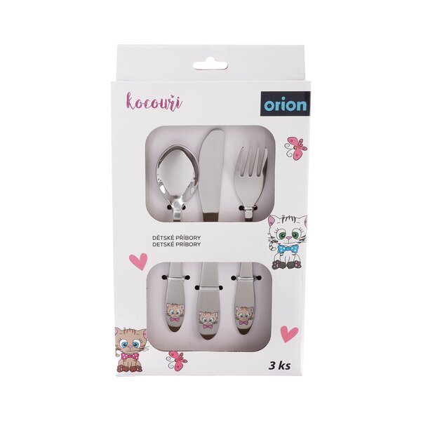 Jídelní dětský příbor KOCOUŘI 3 díly
