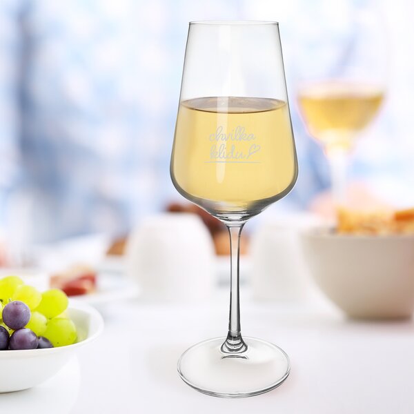 Sklenice na víno Chvilka klidu 0,45 l 1 ks