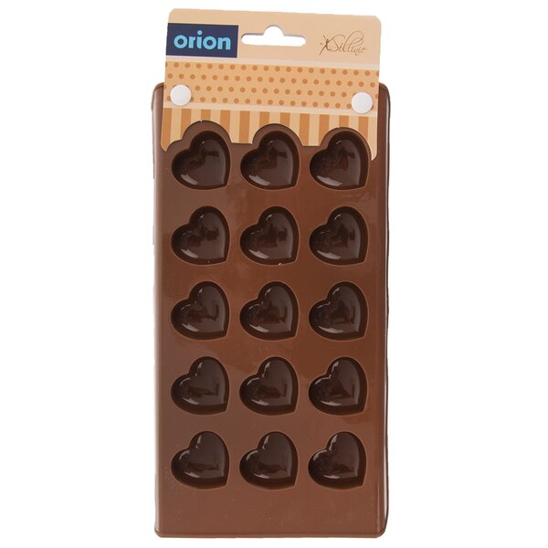 Forma na čokoládu srdce 