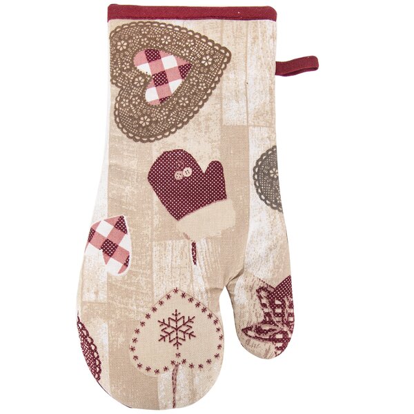 Kuchyňská chňapka s magnetem SRDCE