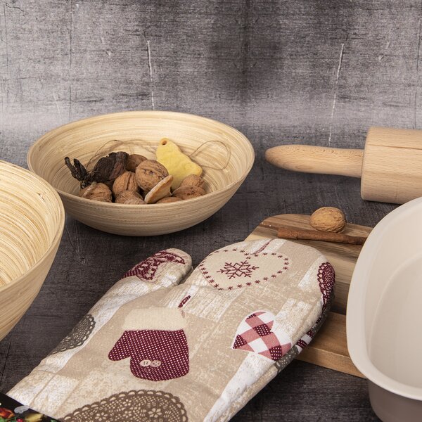 Kuchyňská chňapka s magnetem SRDCE