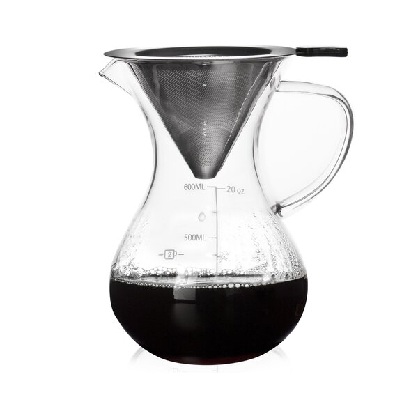 Konvice z varného skla s odměrkou 0,75 l