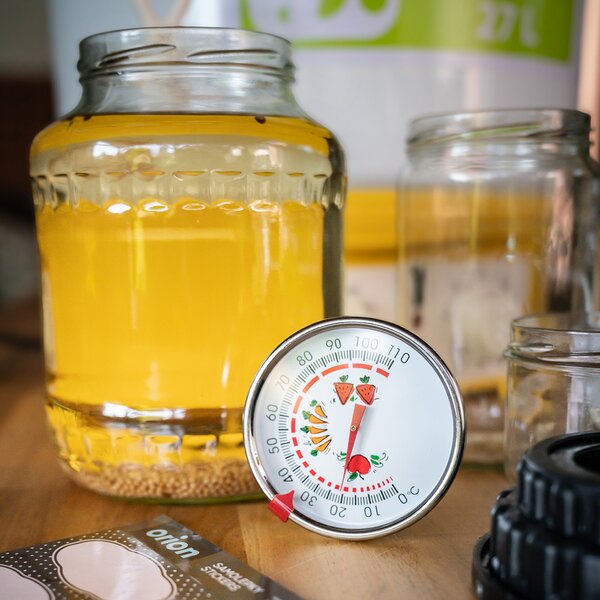 Kuchyňský teploměr na zavařování s klipem