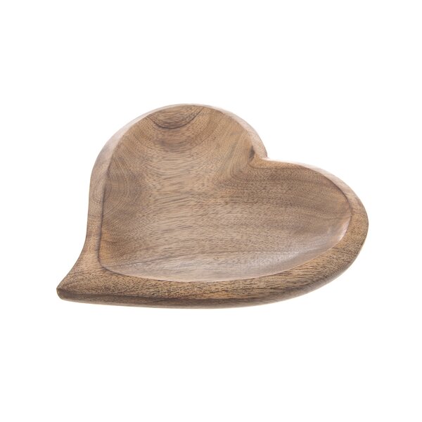 Servírovací tác MANGO srdce 20x20 cm