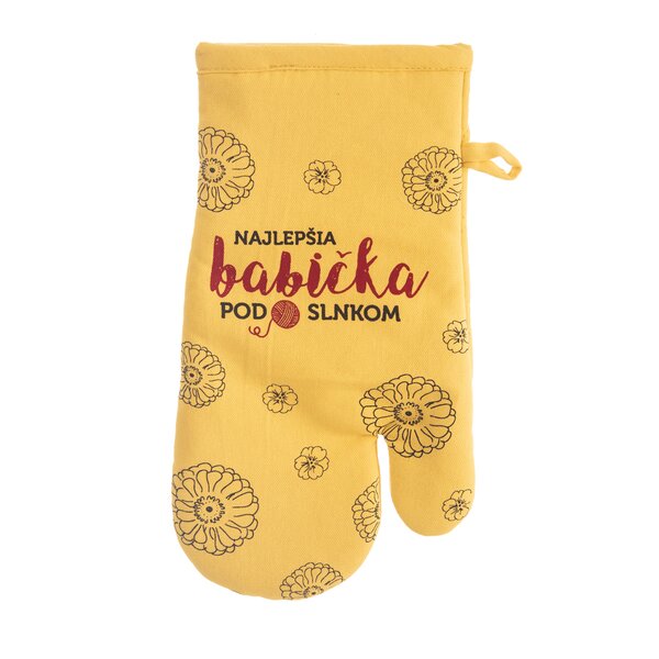 Kuchyňská chňapka s magnetem NAJLEPŠIA BABIČKA
