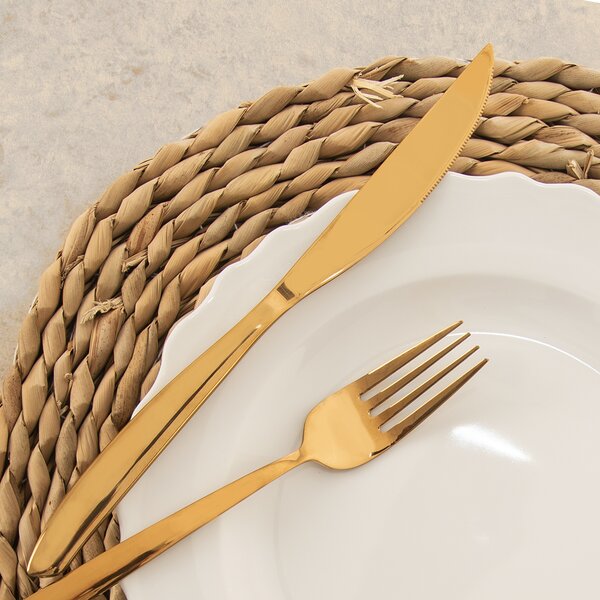 Jídelní příbory Gold 24 dílů