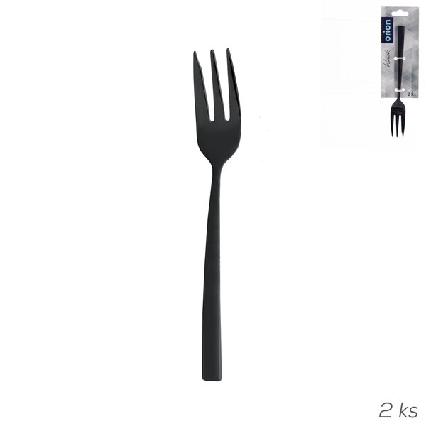 Dezertní vidlička BLACK 2 ks