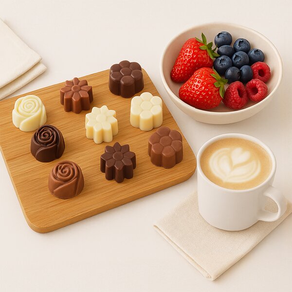 Forma na čokoládu kytičky