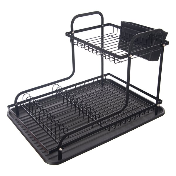 Odkapávač na nádobí RADKA s podnosem 2 patra