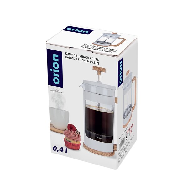 Konvička french press WHITELINE 0,4 l