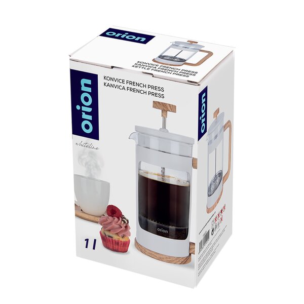 Konvička french press WHITELINE 1 l