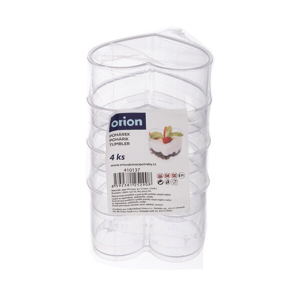 Pohárek na dezert 0,14 l 4 ks