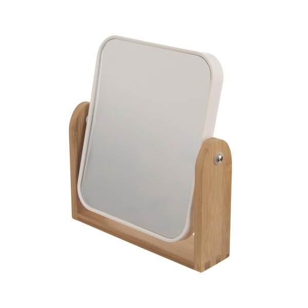 Kosmetické zrcátko WHITNEY se stojánkem 18x20 cm