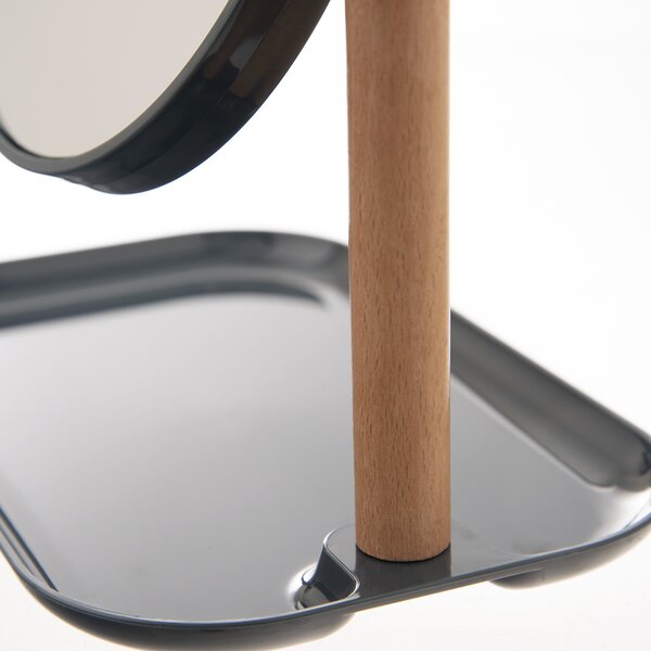 Kosmetické zrcátko se stojánkem 22,5x23 cm