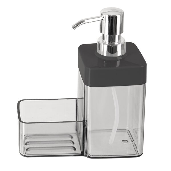 Dávkovač saponátu GREY s organizérem 0,56 l