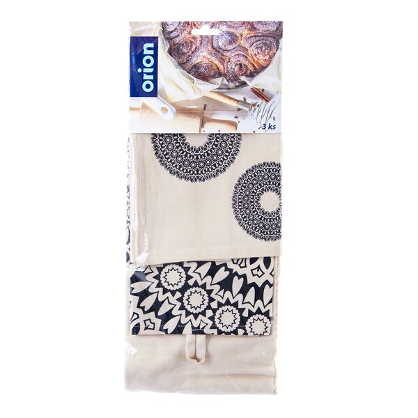 Kuchyňská utěrka MANDALA 3 ks