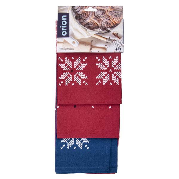 Kuchyňská utěrka Vánoční svetr 3 ks