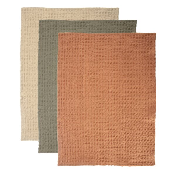 Kuchyňská utěrka vafle 3 ks