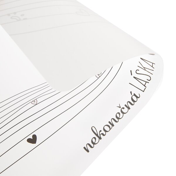 Prostírání NEKONEČNÁ LÁSKA pes 43x28 cm