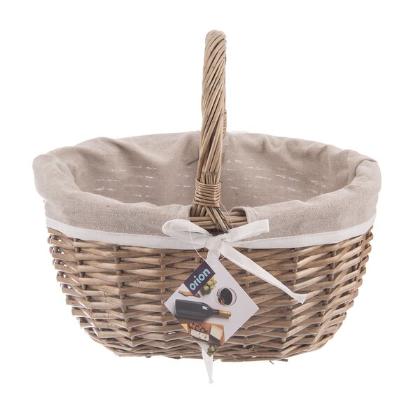 Piknikový koš s textilní vsadkou