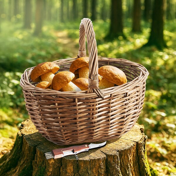 Piknikový koš s textilní vsadkou