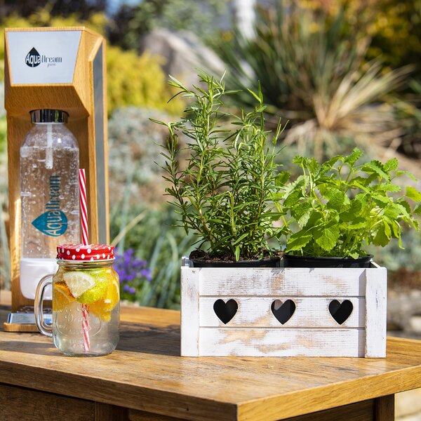 Dekorativní bedýnka SRDCE 36x26x16 cm