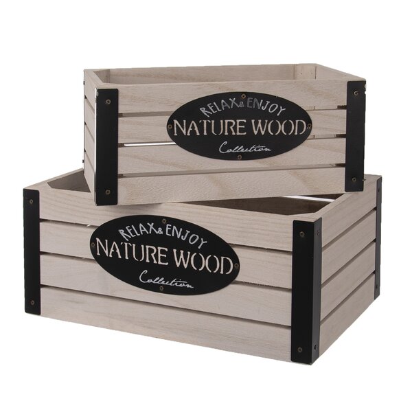 Dekorativní bedýnka Rustic 31x21x13 cm