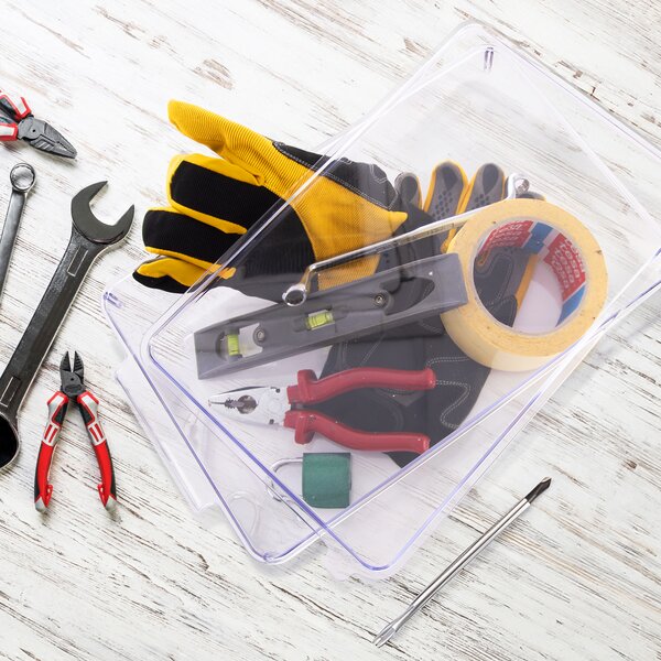 Košík-organizér UROVNEJTO s víkem 32,5x20x10 cm