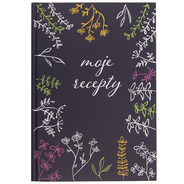 Kniha na recepty LOUKA modrá